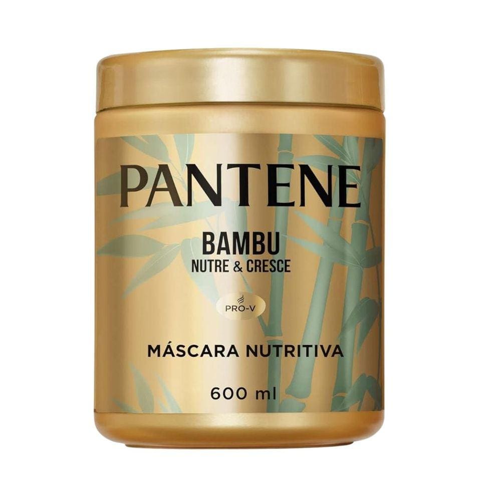 Máscara Nutritiva Pantene Bambu Nutre E Cresce Pro-V 600Ml