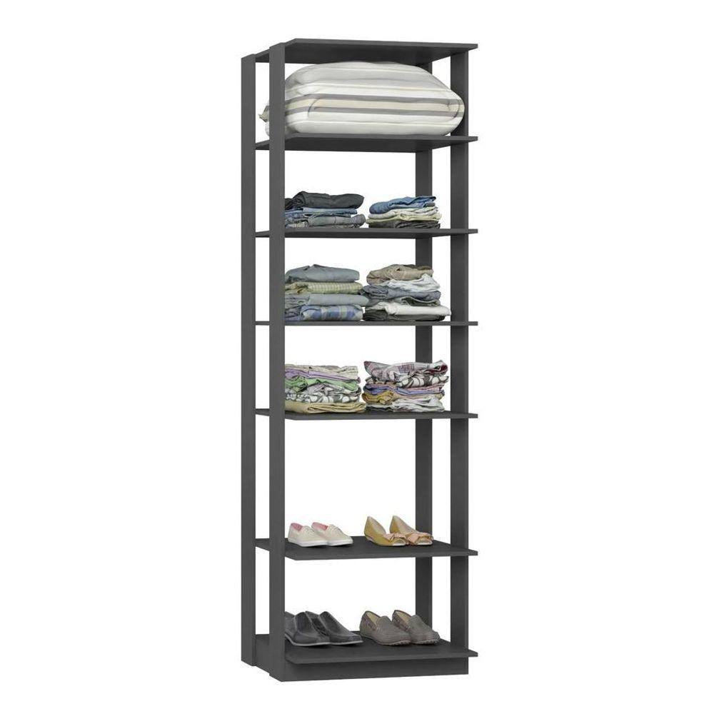 Estante C/ Prateleiras 700 Linha Clothes - Cinza