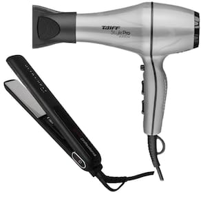 Kit - Secador Taiff Style Prata Pro 2000W 220V + Prancha Gama G-Evo Iht Silk Chrome Titanium 250ºc