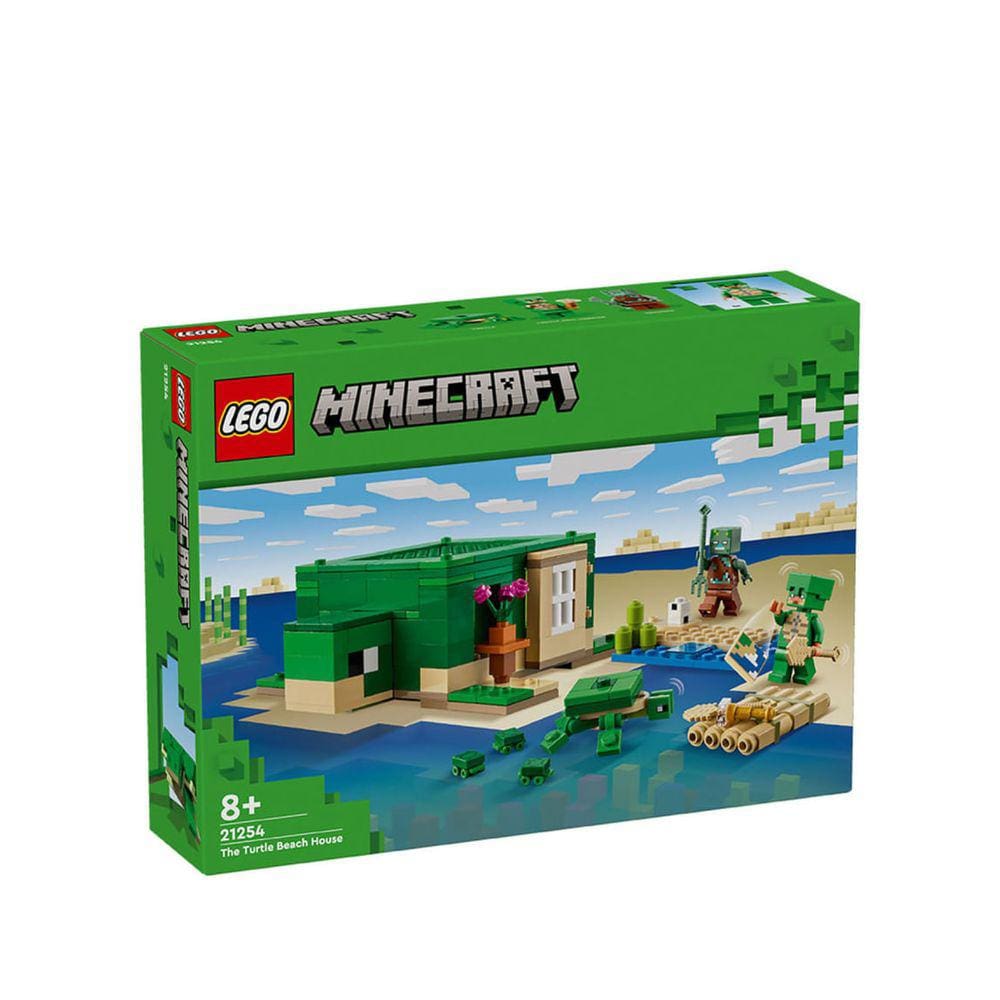 Blocos de Montar - LEGO Minecraft - A Casa Tartaruga de Praia LEGO DO BRASIL