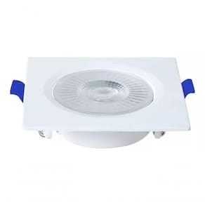Spot Led Embutir Quadrado 3w 3000k Branco Blumenau Branco - Bivolt
