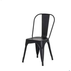 Cadeira Tolix Iron Aço Carbono Industrial - Preto