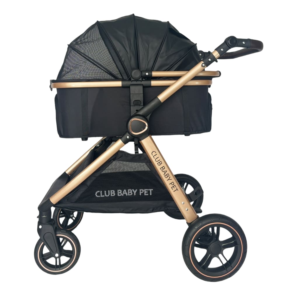 Passeie com seu Pet Carrinho Preto Europeu