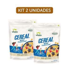 Kit 2X: Cereal Matinal Tradicional Sem Glúten Vegano Vitalin