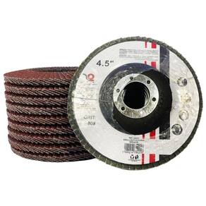 Disco De Lixa Flap 4.1/2 Grit 80 4.5 Kit 10 Peças