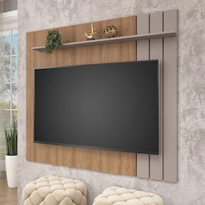 Painel para Tv 65 Polegadas 153cm Galla Mel/Cinza
