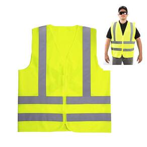 Colete Sinalizador EPI Faixa Refletiva Fluorescente Segurança do Trabalho Obra Proteçao Construçao Civil