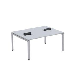Mesa Plataforma Dupla com Pé de Aço para Coworking 150x120 Pdc15/12/2p Cinza