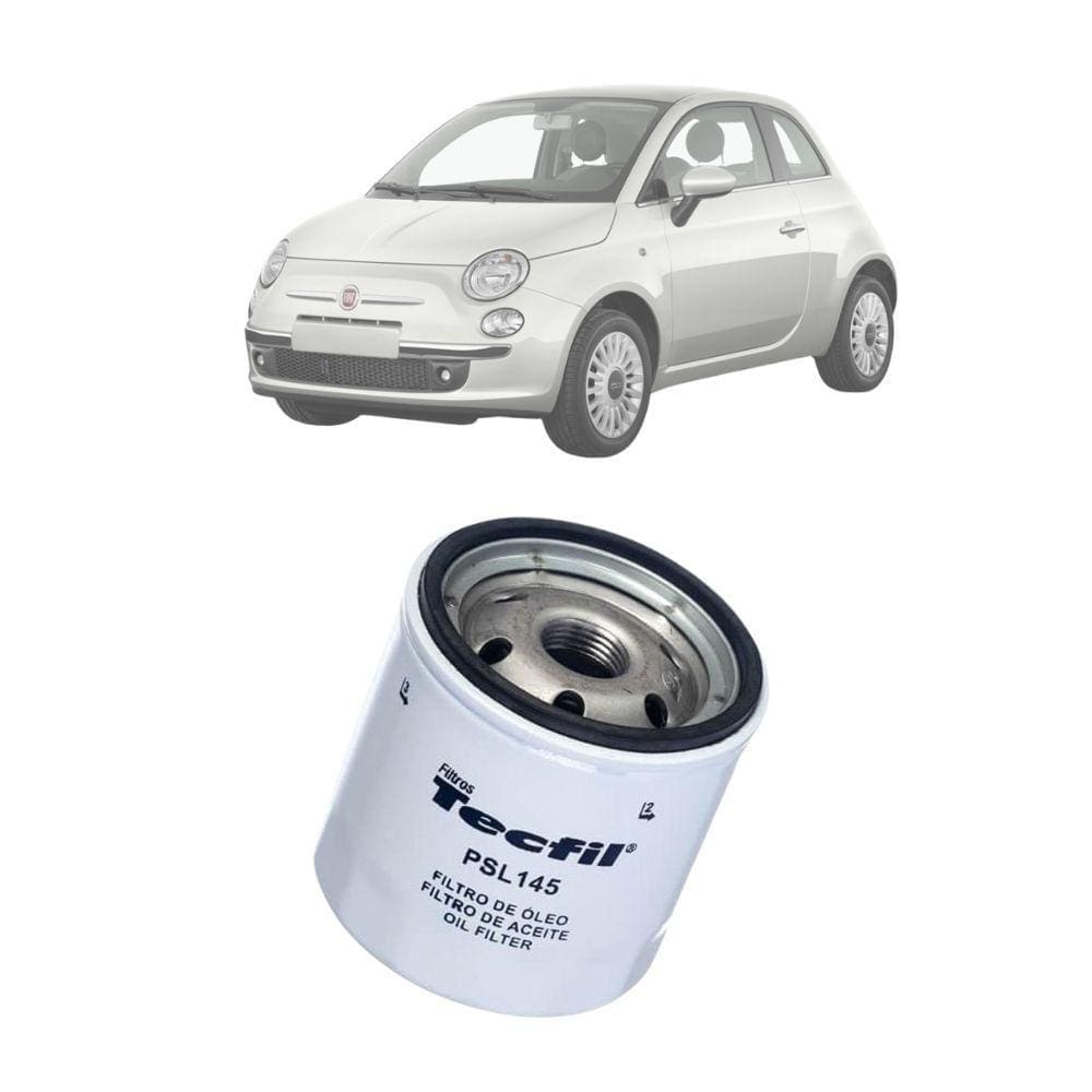 Filtro de óleo Tecfil Fiat 500 de 2007 até 2017