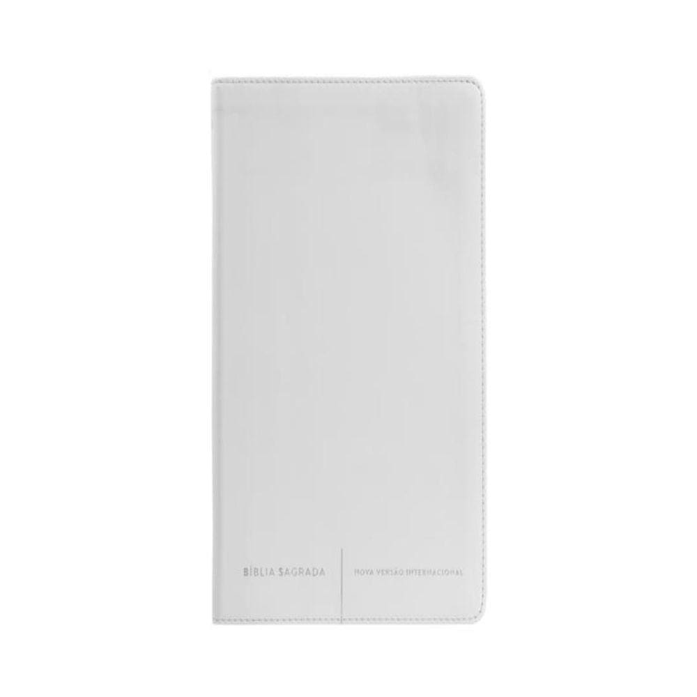 Biblia Sagrada Slim Nvi, Luxo, Capa Branca