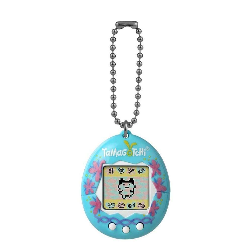 Tamagotchi Ed Limitada Páscoa Blue Flowers - Fun Divirta-se