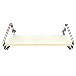 Nicho Prateleira Mdf 16 Cm X 49 Cm - Luxo C/ Suporte Preto