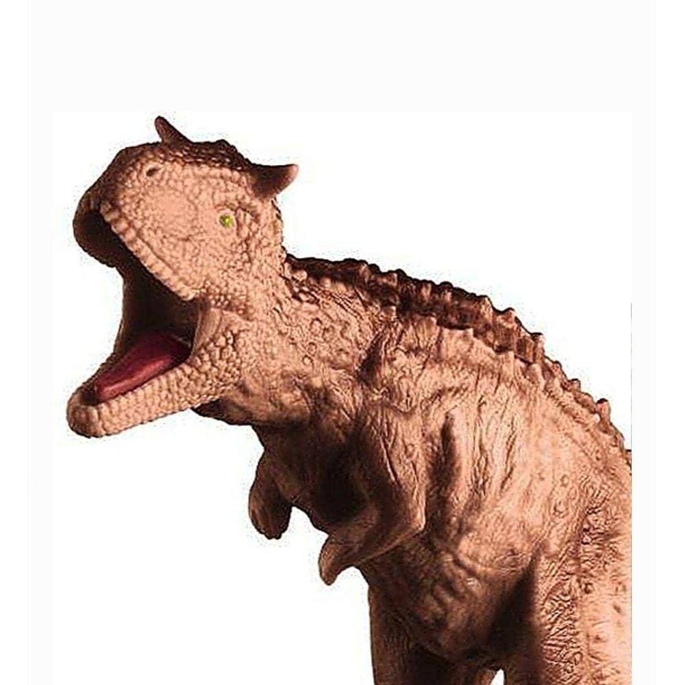 Dinossauro Dino max Carnotauro Macio Vinil Borracha 25 cm Grande Carnotaurus Brinquedo Infantil Flexível