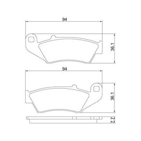 Pastilha Freio Cobreq Honda Biz 125 EX ES 2005-2015