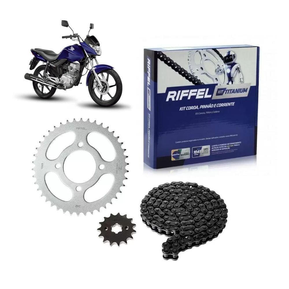 Kit Relação Transmissão Riffel 91177 CG 150 CG 160