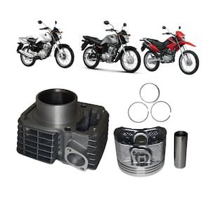 Kit Cilindro Mahle Metal Leve Honda CG Fan 125i 0.1 2V 2016 A 2022