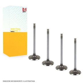 Kit 4 Válvula de Escape Metal Leve Honda Biz POP Dream 100