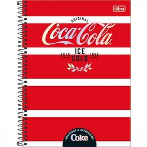 Caderno univ. Coca-Cola 160fls 10M Capa 3 - Tilibra