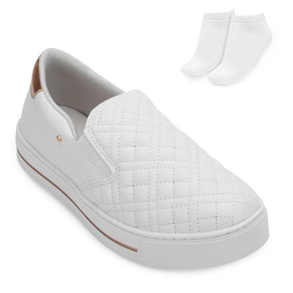 Tênis Slip On Ramarim e Meia RM24-24931