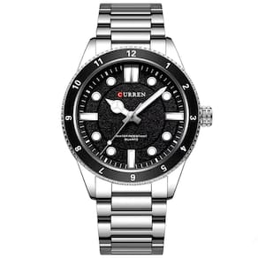 Relógio de Quartzo Masculino Pulseira de Aço inoxidável Design Classico Impermeavel