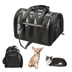 Bolsa Transporte Cachorro Gato Cao Pet Faixa Refletiva Viagem Passeio Confortavel Segurança Lazer