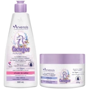 Kit Arvensis Infantil Ativador De Cachos 300ml E Mascara Cachinhos 250g