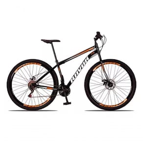 Bicicleta Bike Aço 21 Marchas Velocidades Aro 29 Cor:laranja