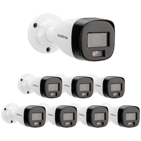 Kit 8 Câmeras Multi HD 2 Megapixels 20m VHD 1220 B FULL COLOR Intelbras