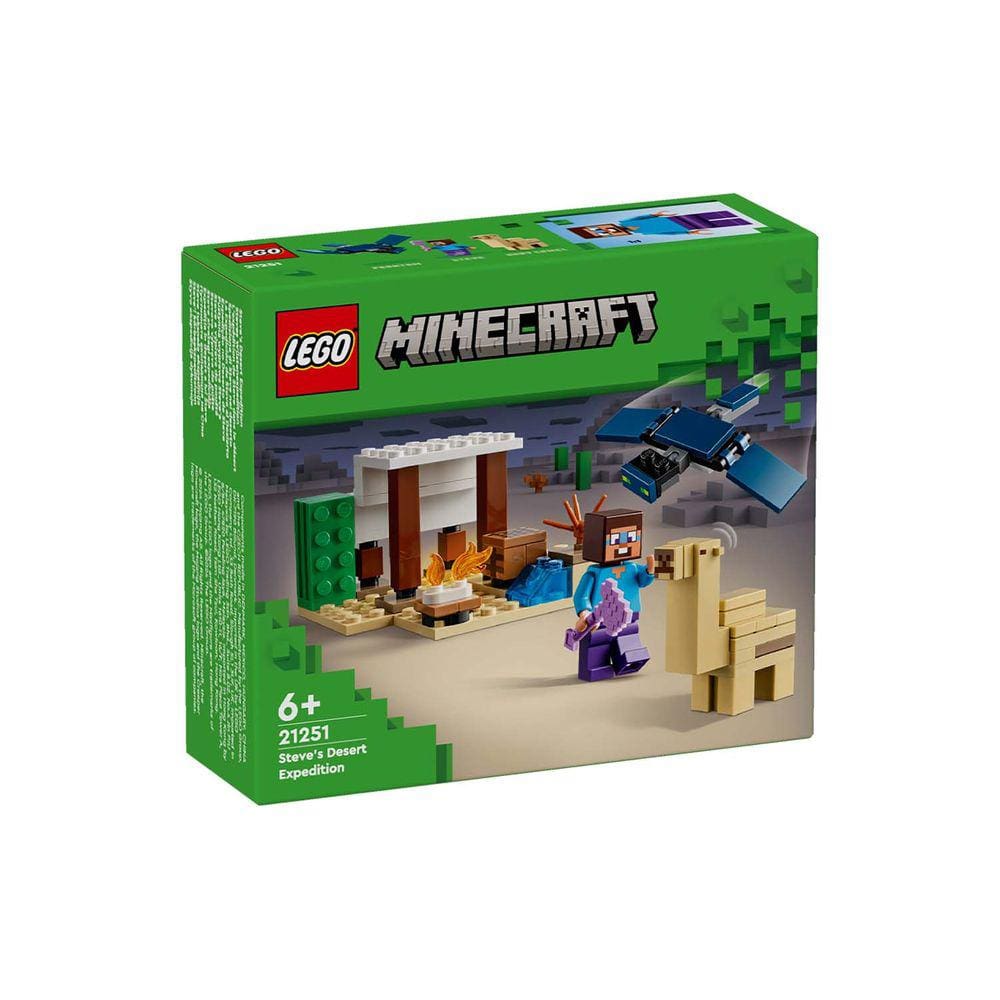 Blocos de Montar - LEGO Minecraft - A Expedicao ao Deserto de Steve LEGO DO BRASIL