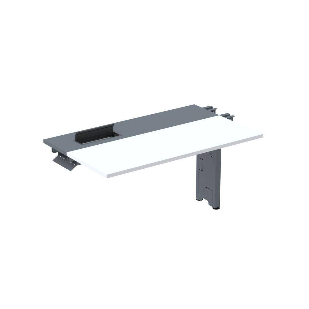 Complemento de Plataforma Corporativa 130x792 Cplpsc130 Branco/Grafito