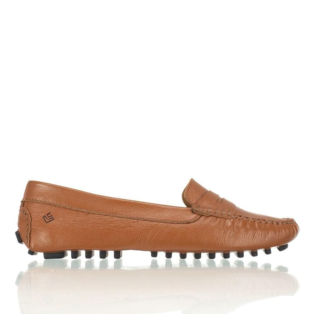 Mocassim Feminino Couro Moderno Calce Fácil