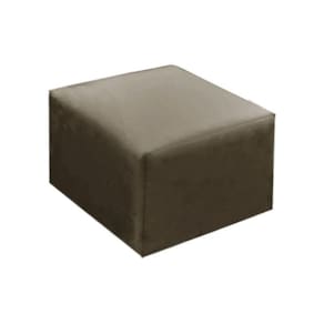 Puff Ternura Veludo Speciale Home Marrom Castor