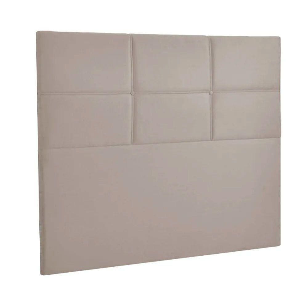 Cabeceira Estofada Milena 1,95 Sintético Speciale Home Bege