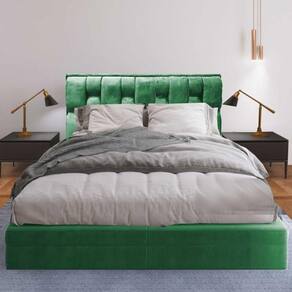 Cabeceira Cherie Suede 190 Verde