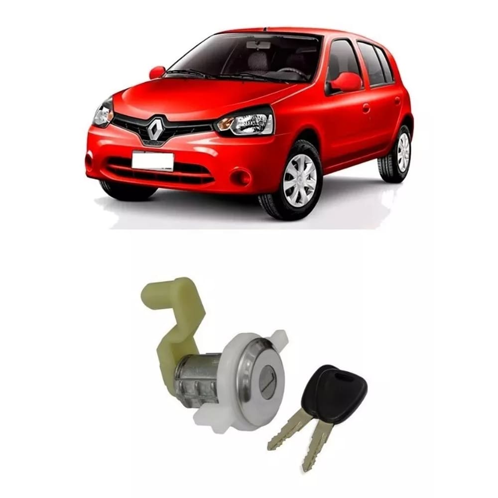 Miolo Cilindro Com Chave Porta Dianteira Esquerda Clio 2000 01 02 A 2016