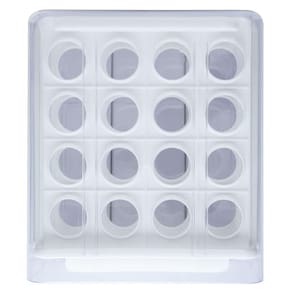 Gaveteiro Empilhável Porta Ovos Duplo 32 Ovos Branco