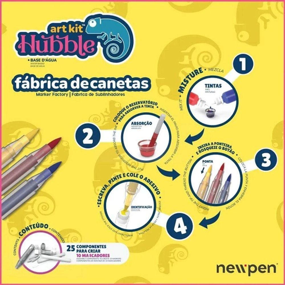 ART KIT Hubble Fabrica de Canetas BRUSH Newpen