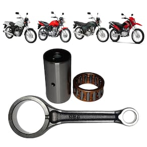 Kit Biela Com Rolamento Honda CG Fan 125 2005 A 2008 Mahle