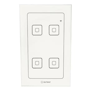Interruptor Inteligente Touch 4 Teclas Wi-Fi - Alexa Celular