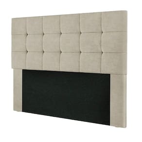 Cabeceira Cama Box Casal 1,40 Estofada Julia Suede Speciale Home Bege