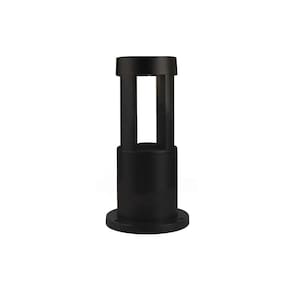 Poste Balizador de Jardim Momo Preto 25cm Led 10W 3000K Bivolt IP65