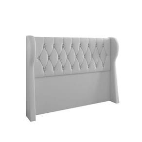 Cabeceira Para Cama Box Solteiro 90 cm Beatriz Corino Branco I02 - D`Rossi