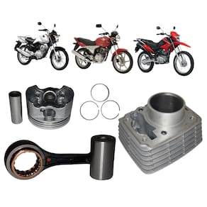 Kit Cilindro Mahle+Biela Com Rolamento Honda NXR 150 2009 A 2022