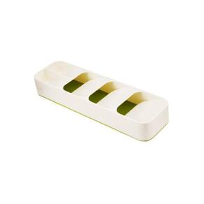 Porta Talher Organizador De Gavetas 5 Divisórias 1 Un Branco