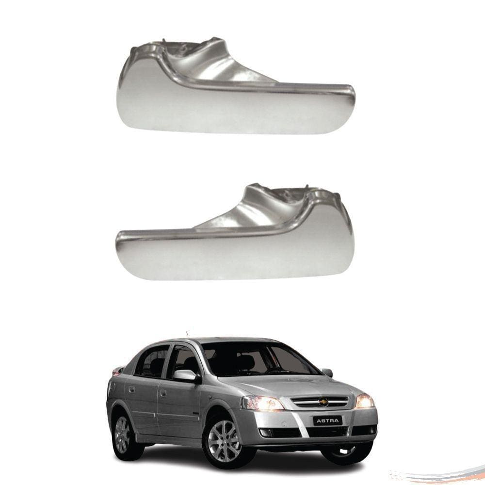 Par Maçaneta Interna Cromada Dir E Esq Astra 1998 A 2002