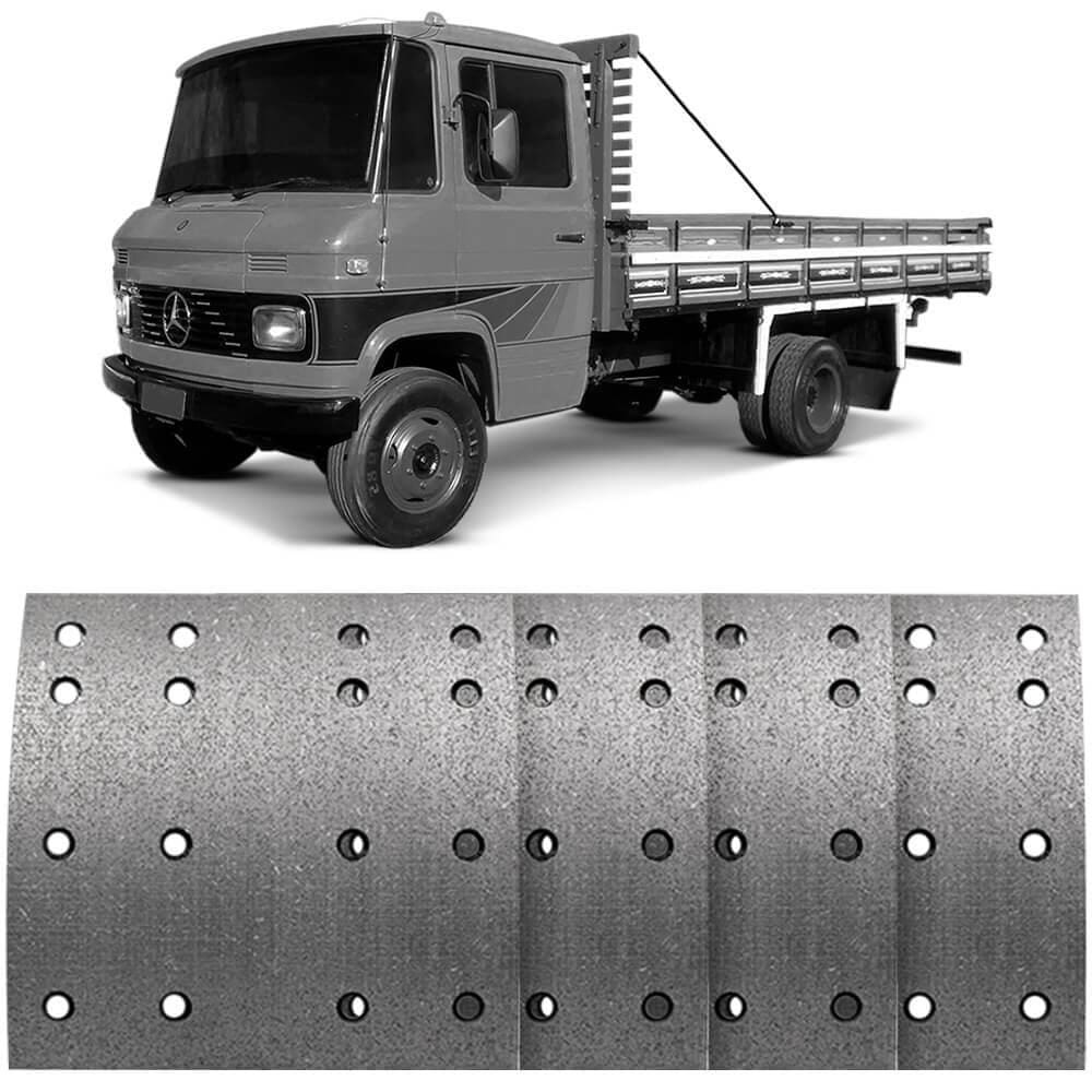 Lona Freio Diant Tras MB L708 OM 314 Fras-Le MB187/AF600