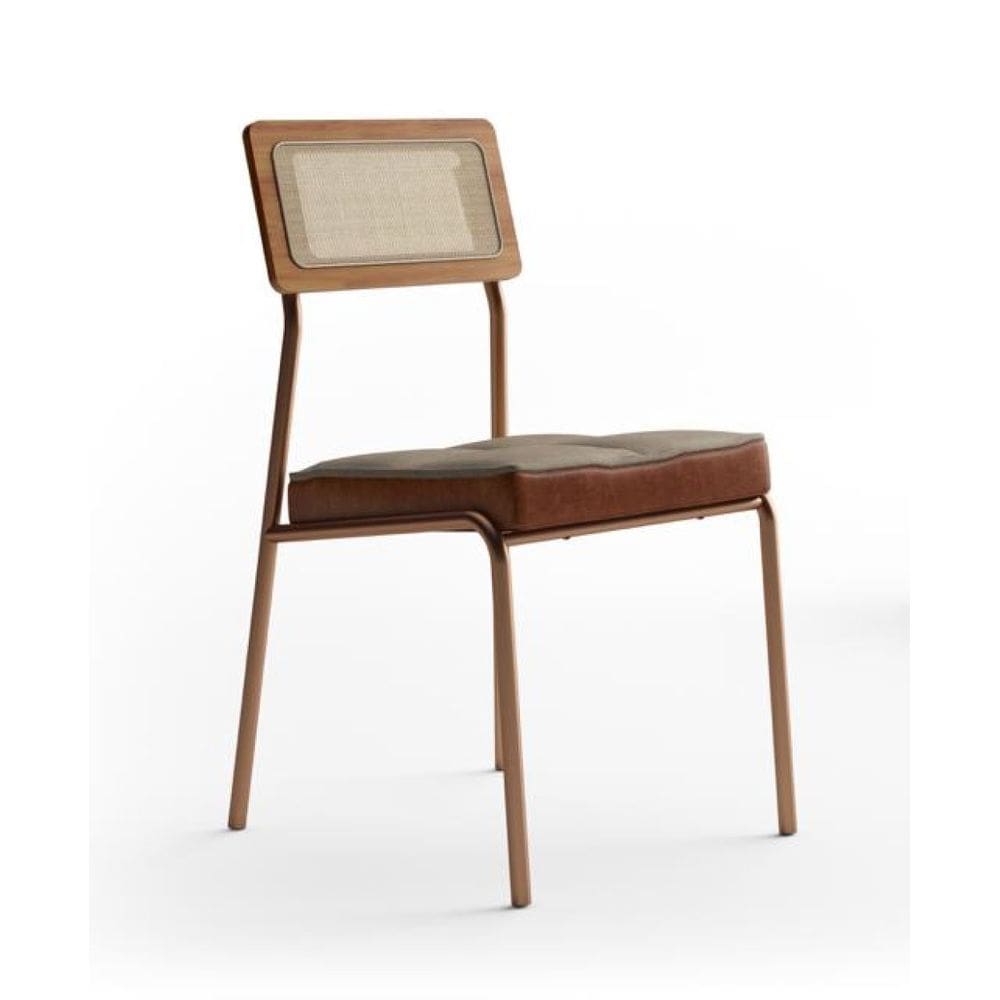 Cadeira Lux Carraro Areia Caramelo Rose