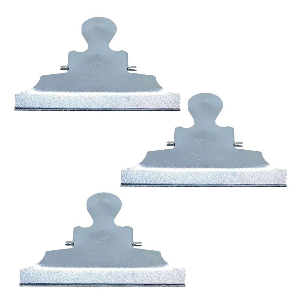 Kit 03 Prendedores De Papel Zincado Pequeno 75mm - Cavia