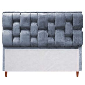 Cabeceira Cherie Suede 190 Grafitte