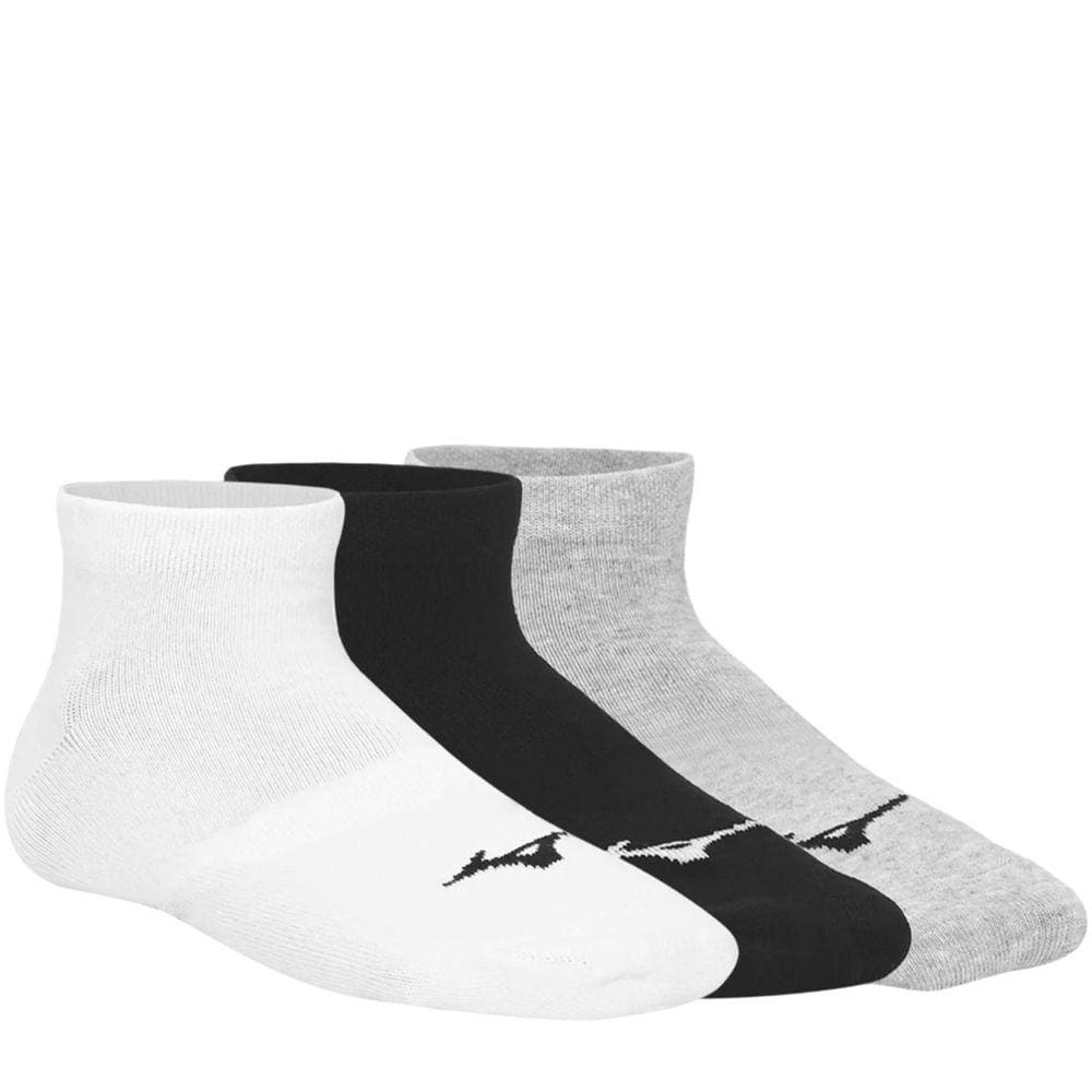Kit Meia 3 Pares Unissex Cano Baixo Mizuno Training Basic Mimam21937